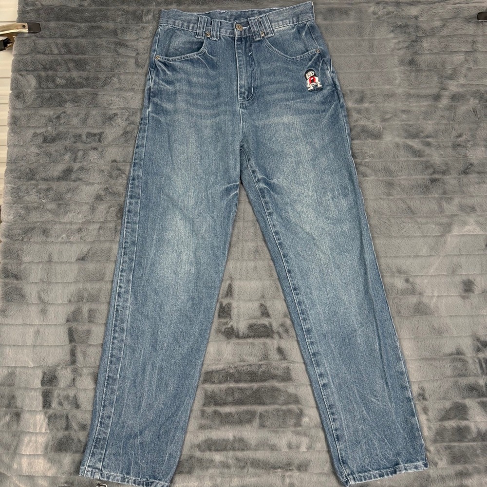 Ecko Unltd Mens Baggy Straight Leg Denim Jeans Blue Medium Wash 30 Y2K 90s